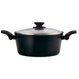 Olla con Tapa Fagor VIVANT 24 NEGRA Negro Aluminio 4,8 L Olla con Tapa Fagor VIVANT 24 NEGRA Negro Aluminio 4,8 L