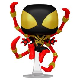 Funko Pop Marvel Spider-Man Comics Miles Morales Iron Spider - Figura de Vinilo 9 cm con Caja Original