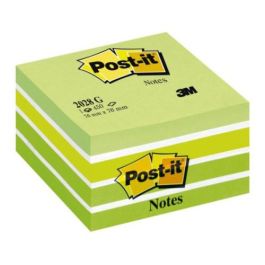 Post-It Cubo Notas Adhesivas 7100200375, 450 Hojas, 76x76mm, Colores Verdes y Blancos Precio: 13.50000025. SKU: B13SCJF23K