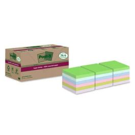Post-it Bloc de Notas Adhesivas Super Sticky 76x76 mm, 70 Hojas Recicladas, Paquete de 14 Unidades, Colores Surtidos Precio: 24.69000039. SKU: B1FVMBQT85