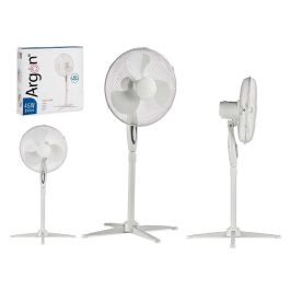Ventilador de Pie Argon 45W Blanco 60x43x15 cm - 3 Velocidades, Giro 180°, Cabezal Inclinable Precio: 21.49999995. SKU: S3610074