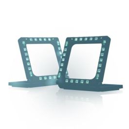 Thrustmaster Dial multifunción MFD COUGAR para PC, Panel de cabina USB con 2 bases multidireccionales, 20 botones, 4 interruptores y luz de fondo