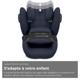 Cybex Silla de Coche Pallas B3 i-Size CBX4063846432059 Grupo 1/2/3 Reclinable Azul Marino