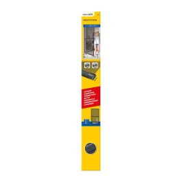 Schellenberg Puerta mosquitera abatible Action antracita 100x210cm - Aluminio, malla fibra vidrio, montaje fácil