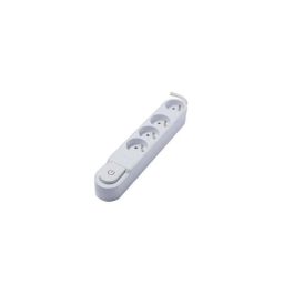 CHACON Regleta con interruptor 4 enchufes 16A 3m blanco CHACON Regleta con interruptor 4 enchufes 16A 3m blanco
