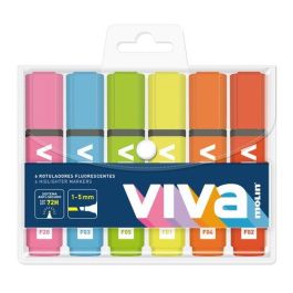 Molin Marcador Fluorescente Viva C-Surtidos, Tinta Universal Extra Luminosa, Blíster 6 Unidades Precio: 2.8900003. SKU: B1A9QNEXP4