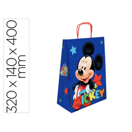 Basika Bolsa Regalo Papel Celulosa 90 Gr Mickey Tamaño L 320x140x400 mm Precio: 16.68999948. SKU: B1B5N68XAT