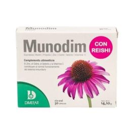 Dimefar Munodim 30 Cápsulas - Complemento Inmunitario con Equinácea, Reishi, Vitamina C y Zinc Precio: 14.9499999. SKU: B13TQTM8WD