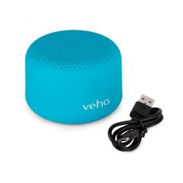 Veho Altavoz Bluetooth Inalámbrico M3 - Aqua, Portátil, 12 Horas de Reproducción