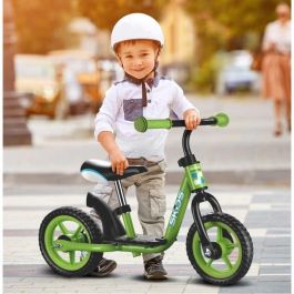 SKIDS CONTROL Bicicleta de equilibrio con reposapiés - Verde SKIDS CONTROL Bicicleta de equilibrio con reposapiés - Verde