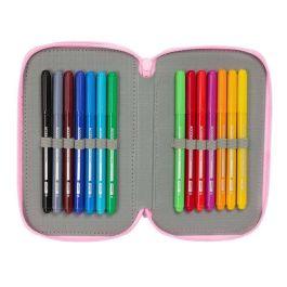 Estuche Escolar con Accesorios Glow Lab Swing Multicolor 12,5 x 19,5 x 5,5 cm 37 Piezas
