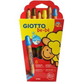 Giotto Lápices de Colores Super Bebé 6 Unidades Surtidos + Sacapuntas, Mina 7mm, Madera Certificada Precio: 9.5000004. SKU: B1J4MPB9C2