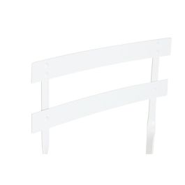 Conjunto de Mesa con 2 Sillas Home ESPRIT Blanco Metal 60 x 60 x 71 cm