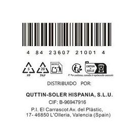 Quttin Abridor Sacacorchos Profesional con Botón 12.5x3 cm