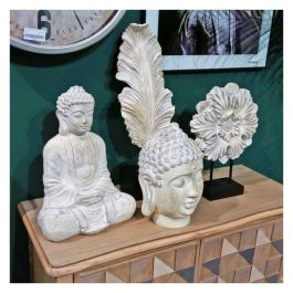 Figura Cabeza de Buda Versa 19x26 cm - Resina (2 Unidades) Figura Cabeza de Buda Versa 19x26 cm - Resina (2 Unidades)