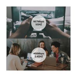 TP-Link ARCHER T3U Adaptador Red Wifi AC1300 USB 3.0 MU-MIMO Inalambrico 867Mbps Dual Band