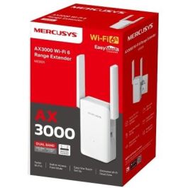 Mercusys ME80X AX3000 Extensor de Cobertura Wi-Fi 6 Doble Banda AX3000 (2.4 GHz / 5 GHz) 2400 Mbit/s