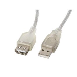 Lanberg Cable Alargador USB 2.0 Macho Hembra 1.8m Transparente con Núcleo de Ferrita y Pines Chapados en Oro Precio: 4.68999993. SKU: S5604196