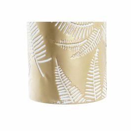 Jarron Tropical DKD Home Decor Dorado Crema 21 x 81 x 21 cm