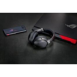 Asus ROG Strix Go BT Auriculares Gaming con Cancelación Ruido Activa ANC, Bluetooth, Virtual 7.1, Micro AI, aptX Adaptive, Negro