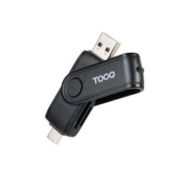 TOOQ Lector de Tarjetas TQR-3003B con Doble Ranura SD/TF, USB-C 2.0 y USB-A 3.0, Negro Precio: 8.49999953. SKU: B1E6E59GMK