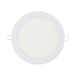 Edm Downlight LED empotrable redondo 20W luz día 4000K 1500 lm blanco Ø22,5 cm