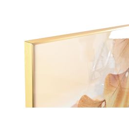 DKD Home Decor Cuadro Glam Dorado Gris Aluminio MDF 160 x 80 x 3 cm (2 Unidades)