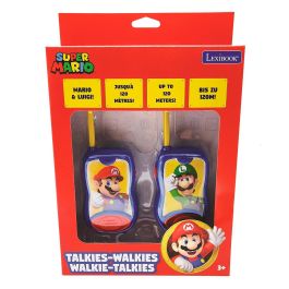 Lexibook Tw12Ni Walkie Talkies Super Mario 120 Metros Alcance con Pinza para Cinturón y Niños +3 Años
