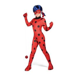 My Other Me Disfraz Ladybug con mono, guantes, cubre botas, antifaz, peluca, yo-yo y pendientes talla 4-5 años
