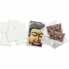 Ses Creative Beedz Art Buda 7000 - Kit Completo de Cuentas para Planchar con 7000 Perlas de Colores, 6 Placas y Gran Patrón de Diseño Ses Creative Beedz Art Buda 7000 - Kit Completo de Cuentas para Planchar con 7000 Perlas de Colores, 6 Placas y Gran Patrón de Diseño