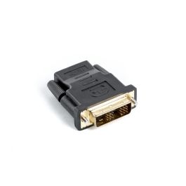 Lanberg Adaptador HDMI Hembra a DVI-D Macho, 18+1 Pines, Versión 1.4, Full HD 1080p, Conectores Bañados en Oro