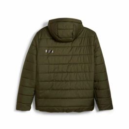 Chaqueta Deportiva para Hombre Puma Essentials Hooded Padded Verde oscuro