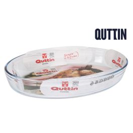Fuente de vidrio oval Quttin 39x27 cm (4 Unidades) Precio: 38.50000022. SKU: B15MP5NS8N