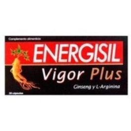 Energisil Vigor Plus con Ginseng y L-Arginina, Vitaminas y Zinc, 30 Cápsulas para niveles de testosterona Precio: 24.5899995. SKU: B16WCFYK5B