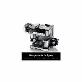 Ninja ES601EU Luxe Premier Cafetera Espresso con Molinillo Integrado, 2L, 1650W, Negro/Acero Inoxidable