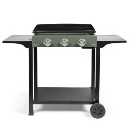 Plancha de gas con carro - LIVOO - DOC326 - 3 quemadores - Verde/Negro Precio: 244.8900003. SKU: B1GB9NEPRM