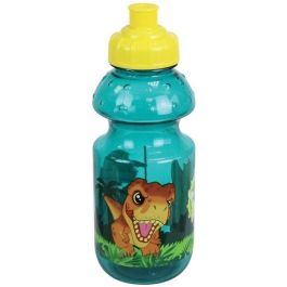 Juego de Vajilla Infantil Jurassic - FUN HOUSE - 006322 - Vaso, Plato Hondo, Plato Llano, Cubiertos, Botella y Caja para Merienda