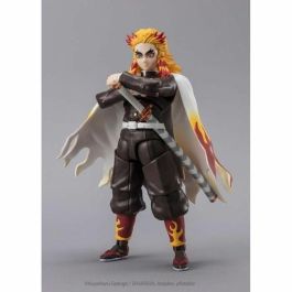 Bandai BAN1736489429386 Figura articulada Ultimate Legends HD Demon Slayer Kyojuro Rengoku 12 cm