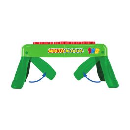 Molto Mesa de Construcción Plegable con 20 Bloques de Plástico para Niños +1 Año