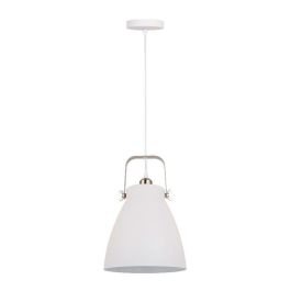 Fbright Lámpara de Techo Colgante E27 Blanco + Nickel Ø270 x 1200 mm Precio: 45.6412. SKU: B1GR8QSYQX