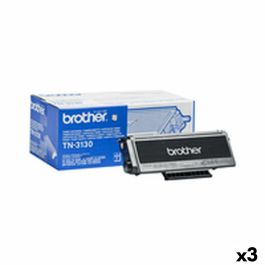 Tóner Brother TN3130 Negro (3 Unidades) Precio: 311.89000051. SKU: B18SMBS6PL