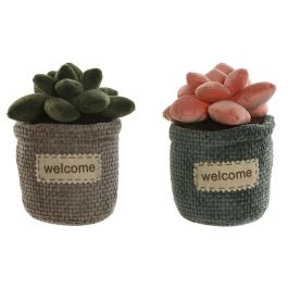 Sujetapuertas Shabby DKD Home Decor Multicolor 12 x 18 x 12 cm (2 Unidades)