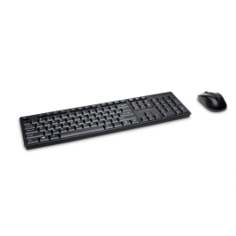 Kensington K75230ES Teclado y Ratón Inalámbrico Pro Fit QWERTY Negro Perfil Bajo, Multimedia, A Prueba de Líquidos, Cifrado AES, Español