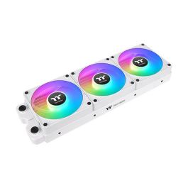THERMALTAKE CL-F191-PL14SW-A Ventilador de Caja de Ordenador, 14 cm, Hidráulico, Blanco, Pack de 3 Unidades