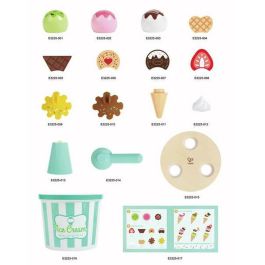 Hape 2-8Y Juego de Cubo de Helados Ice Cream Bucket Playset para Niños - Juguete de Simulación para Edades a Partir de 3 Años