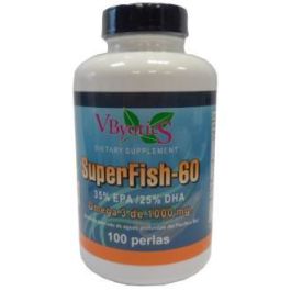 Superfish 60 (Epa 35%-Dha 25%) 100Perlas Precio: 21.6900002. SKU: B1BS9NZ7XV