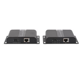 Digitus Extensor HDMI 4K über CAT/IP Set, PoE, 120m, Negro