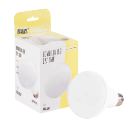 BX3 LIGHT Bombilla LED E27 15W CRI >90 (R90), 1123 Lm, 3000K, 40.000h, Color Blanco Cálido, Ahorro Energético