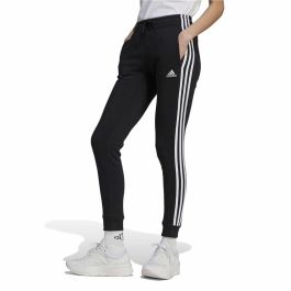 Pantalón Largo Deportivo Adidas 3S Fl C Pt Negro Mujer
