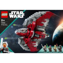 LEGO 75362 Star Wars Lanzadera T-6 de Ahsoka Tano, Barco lanzador de pernos, 4 personajes